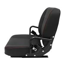 YUNRUX Universal Forklift Seat Tractor Seat With Armrest & Seat Belt Riding Mower Seat - 彩色 - 查看 6