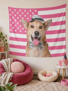 Customized Photo Tapestry, Personalized Image Wall Hanging Banner, Bedroom Decor Custom Image Backdrop, Photography Prop - Multicolor - View 6
