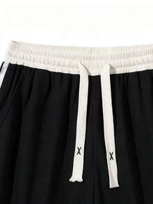 Herrshorts för utomhussporter, 5 tum långa, lämpliga för dagligt bruk, mångsidiga för sport och fitness - Svart - Visa 4