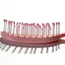 Mini Oval Hair Comb, Portable For Women, Suitable For Travel, Outdoor, Work, School, Lightweight Massage Comb With Lanyard, Multiple Colors Available - One Size Fits All - View 9