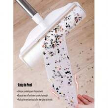 180-Sheet Lint Roller Set(Including Refills)-A Long-Handled Tool For Removing Pet Hair And Cleaning Carpets, Floors, Sofas, Bedding, And Clothing. - 60 Sheets/roll - View 9