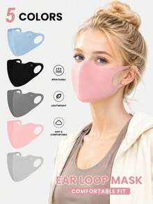 Ice Silk Sun Protection Face Mask With Open Design For Easy Drinking, Summer UV Protection Face Mask, Unisex Adult Thickened Version With Sun Protection And Strong Eye Protection, Suitable For Outdoor Cycling And Hiking - A - View 12