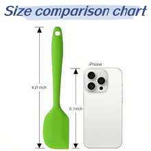 Set Spatula Silikon 9 Buah, Pengikis Kue, Spatula Kue Krim, Pengikis Selai, Pengikis Anti Lengket, Alat Dapur Memasak dan Memanggang 1/3/9 buah - MultiWarna - View 11