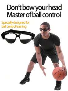 Basketball Dribbling Training Glasses Eyewear Prevents Head Bowing Adjustable Lightweight Basketball Passing Glasses For Men Women No-Look Basketball Training Aid With Ergonomic Strap For Improved Accuracy Posture Sports Training Equipment Accessory - Multicolor - View 2