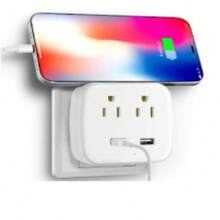 Minimalist Universal Power Adapter And Multi-Outlet For Home And Office - US A Type Plug(110-127V) - View 6