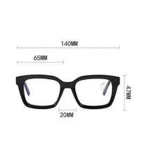 1pc Women's Leopard Print Bohemian Style PC (Polycarbonate) Square Frame Large Transparent Glasses, Suitable For All Seasons - Multicolor - View 8