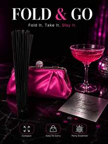 Personalized Handheld Folding Fan, Customizable With Photo Printing, Perfect For Weddings, Balls, Parties, And Also Suitable As Decorative Gifts For Cosplay, Hair Salons, Concerts And Other Special Occasions - Multicolor - View 4