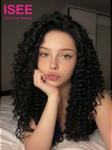 ISEE Hair Deep Wave Wear & Go Glueless Wig 7x5 HD Lace Closure Pre-Bleached Natural Color Unprocessed Virgin Human Hair 8-30 Inch 180% Density Seamless Blend Pre-Plucked Hairline Easy On & Off Ready To Wear For Women - SNatural - View 3