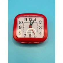 Unisex Practical Style For Bedroom And Office Desk Clock - Red - View 6