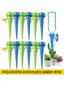 1/5/10/20pcs Vacation Plant Watering Spikes, Automatic Watering Stakes For Potted Plants, Indoor Garden Automatic Drip Irrigation Device, Outdoor Potted Plants, Prevent Overwatering, Garden Accessories, Outdoor Garden Decor, Garden Accessories - Standard Model - View 2