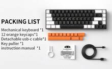 MageGee Box 65% Mechanical Keyboard, Wired Gaming Keyboard With Blue/Red Switch, Type-C, 68 Keys, LED Backlight, Mini Compact Keyboard For Laptop, Windows PC, Gaming - Multicolor - View 13