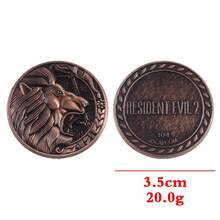 1pc 2 Game Coin, Vintage Saintess, Unicorn Lion Commemorative Coin, Collectible Coin, Letter Coin - Multicolor - View 14