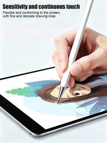 Stylus Kapasitif Ujung Ganda 2-in-1, Pensil Layar Sentuh Universal untuk Perangkat iOS & Android, Stylus Sentuh untuk Menggambar dan Menulis, Pena Layar Sentuh Portabel, Senyap, dan Anti Aus - MultiWarna - View 4