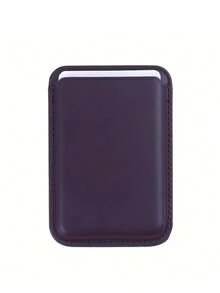 1pc Magnetic Leather Card Holder Case, Compatible With IPhone 16/15/14/13/12 Pro Max - Ultra Slim MagSafe Wallet Phone Case With Faux Leather Lining And Credit Card Slots - Adhesive European Style Phone Wallet Accessory ﻿ - Size - View 21