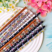 30pcs Halloween Straight Straws - Includes Pumpkin, Bat, Spider Web And Skull Patterns, Black And Orange Color Scheme, Suitable For Halloween Party Supplies And Birthday Decorations, Mixed Styles, Reusable Daily Straws - Multicolor - View 6