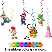 Cartoon Super Game Theme Party Banner, Hanging Spiral Decoration, Party Bunting, Cartoon Character Cosplay Props, Holiday Party Birthday Party Decoration - Multicolor - View 8