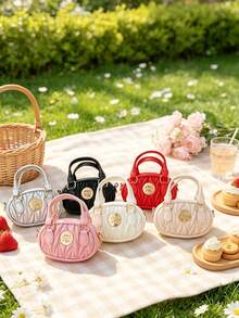 This Stylish Solid-Color Mini Handbag Is Perfect Traveling, Shopping, Attending Parties, And Also Makes A Great Gift For Friends. - Multicolor - View 1