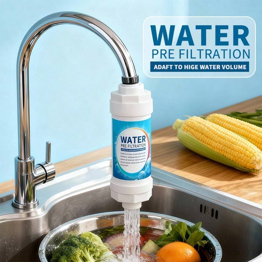 Shower Head Water Filter, Home Faucet Pre-Filter Water Purifier Filter Cartridge, Bathroom Shower Head Filtration Water Purifier, Shower Water Filter, Home Water Heater Pre-Filter Water Purifier, Dorm Faucet Shower Head Universal Filter Cartridge - Upgraded Filter - View 1