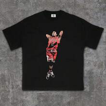 Men Sports Tees & Tanks - 黑色 - 查看 6