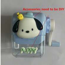 SANRIO 可愛手動鉛筆削筆器，耐用塑膠材質，適合成人的完美禮物，學校用品、辦公室裝飾、動漫愛好者（配件需自行組裝） - 查看 16
