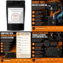 Activated Carbon For 3D Printers And Laser Engravers Filter Media 1 Pound - 1 Pounds - View 1