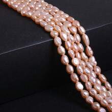 1String 36cm Natural Freshwater Pearl Beads Nugget Beaded For Jewelry Making DIY Charm Bracelet Necklace Accessories - Nugget Pearl - View 3