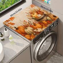 1pc Autumn Harvest Pumpkin & Maple Leaf Print Diatomaceous Earth Kitchen Drain Mat, Absorbent Quick-Drying Non-Slip Coffee Machine Mat, Suitable For Kitchen Countertops, Dining Tables And Thanksgiving Home Decor - Multicolor - View 11