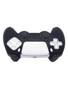 Compatible With PlayStation 5, 1pc Game Controller Silicone Protective Case + 10pcs Joystick Caps Set, Dustproof, Scratch-Resistant, Anti-Slip, Enhanced Gaming Control Feel - View 7