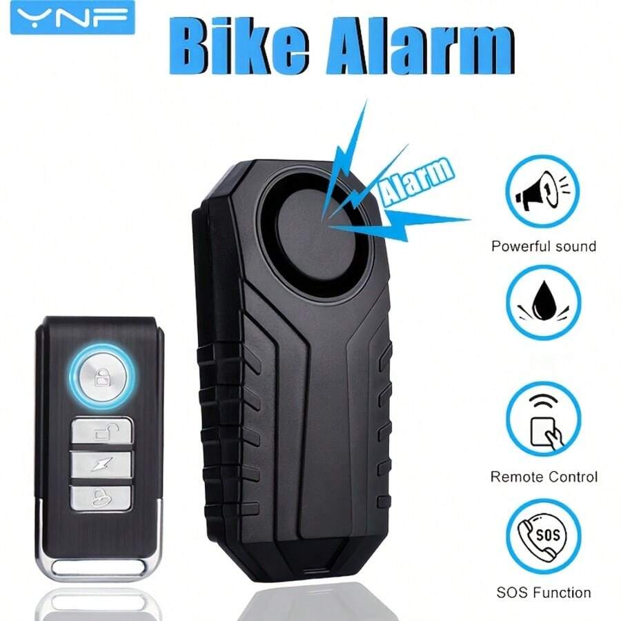 [YNF Bicycle Anti-Theft] 113dB 自行車防盜警報器 附遙控器 | 6個月電池續航 & 高分貝安全警報 - 極致單車防護裝置「Power Sports Alarm & Anti-Theft」