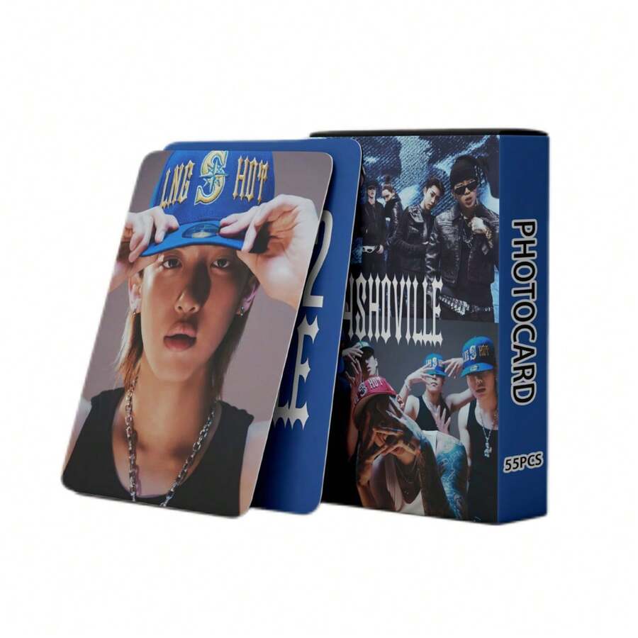 55 thẻ album LNGSHOT 4SHOBOIZ Vol2, thẻ LOMO photocard merchandise K-POP - Nhiều màu - Xem 1