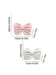 1pc Girly Bowknot Toothbrush Holder Creative Bathroom Sink Electric Toothbrush Toothpaste Storage Rack - Multicolor - View 9
