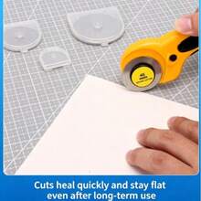 1PC A3 Self-Healing Cutting Mat, Large Manual Workbench Protective Mat With Measuring Grid, Durable Non-Slip Mat For Students Writing Drawing, Paper Cutting, Scrapbooking, Quilting, Sewing, Vinyl Craft DIY Art Supplies - A3 - View 2