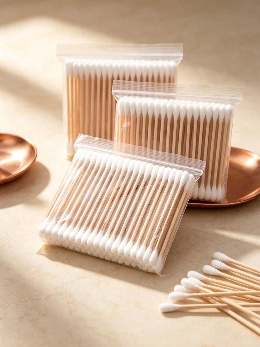 Earwax Removal Sticks, Ear Canal Cleaning Tools, Nasal Cleaning Sticks, Dedicated Cleaning,Ear Cleaning Swabs, Dual-Ended Design, Suitable For Cleaning Ears And Nose, Ideal Beauty Tool For Makeup - Multicolor - View 1