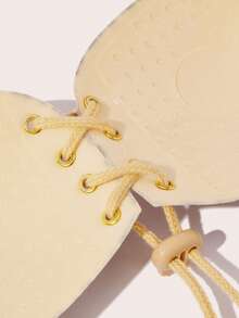 Lignisse Leopard Print Lace Up Sticky Bra Women Adhesive Bra Reusable Invisible Nipple Covers Push Up Strapless Backless Bra For Dress Party - Multicolor - View 3