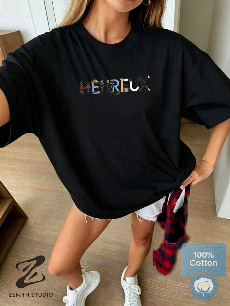 Women T-Shirts - Black - View 1