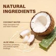 Set Sampo & Kondisioner untuk Rambut Keriting | Perawatan Rambut Keriting yang Menutrisi, Mengontrol Rambut Kusut, Halus & Berkilau, Memperbaiki Rambut Rusak, Cocok untuk Rambut Bergelombang dan Keriting Alami, Formula Lembut - Nourishing - View 3