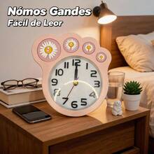 Unisex Practical Style For Bedroom And Office Desk Clock - Pink - View 2