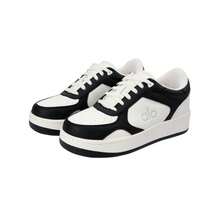 Alo Yoga Unisex Couple Sneakers A0685U - Black and White Color Block A0685U-bLACK/WHITE - View 7