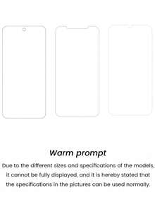 [6in1]3pcs Tempered Glass Screen Protector Compatible With Samsung/, High Transparency Full Coverage, Smooth Touch Sensitivity, 9H Hardness, Anti-Scratch & Anti-Drop, Better Phone Protection + 3pcs Lens Protector, Full Coverage, No Pixel Loss, Bare Phone Image Quality, Secure Fit, No Residue After Removal, Hydrophobic & Oleophobic, Fingerprint & Dust Resistant - Clear - View 9