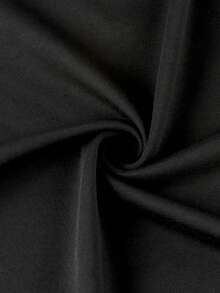 Autumn Elegant Black Tops For Women Back To School Lounge Wear Long Sleeve T-Shirt Office Attire For Women - Black - View 6