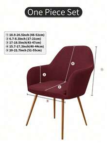 Solid Color New Curved Flannel Fleece High Stretch Full Coverage Chair Slipcover, Dustproof Decorative Furniture Protector, Universal Chair Cover For Hotel, Living Room, Study, Dining Room Daily Indoor Decoration - Multicolor - View 13