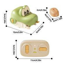 Remote Control Crocodile Racing Set With Sound Effects, USB Rechargeable Domino Blocks Game, Suitable For Family Multi-Player Interaction - Remote-controlled Snake - View 9