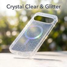 Compatible With Google 11 Pro XL 10 Pro XL 9 Pro XL, Pixel 10a/9a 11/11 Pro 10/10 Pro 9/9 Pro Phone Case, Glitter Transparent, Star Colorful Ring Supports Wireless Charging, PC+TPU - Star Magnetic - View 7