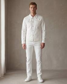 Conjuntos Vaqueros para Hombre - Blanco - Ver 2