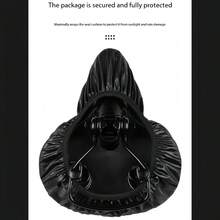 Bicycle Seat Rain Cover, Thickened Waterproof PVC Material, 360° Full Coverage Design, Non-Slip Elastic Edge, Rainproof, Snowproof, Sunproof, Corrosion-Resistant, Universal For Mountain Bikes And Electric Bicycles, Essential Outdoor Cycling Gear - Multicolor - View 8