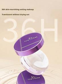 TOM MARK Water-Based Cooling Setting Powder, Oil-Control & Waterproof - Oxygen Purple - View 1