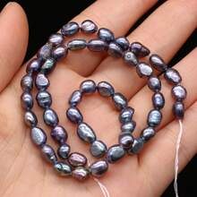 1String 36cm Natural Freshwater Pearl Beads Nugget Beaded For Jewelry Making DIY Charm Bracelet Necklace Accessories - Nugget Pearl - View 23