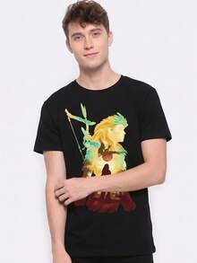 Men T-Shirts - Black - View 3