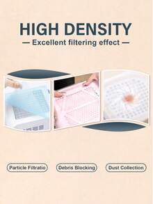TOMICCA 100/200/300PCS Nail Vacuum Cleaner Filter Paper, Three Colors Available, Non-Woven Material, Compatible With Nail Dust Collectors, Ideal For Professional Nail Salons - Multicolor - View 5