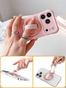 EIGIIS Magnetic Phone Ring Holder, Dual Ring Design, Compatible With IPhone 17/16/15/14/13/12, Multi-Functional Stand For Office, Gym, Kitchen And All Metal Surfaces, Finger Grip - Multicolor - View 4